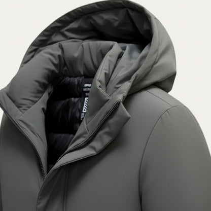 Warm Waterproof Men's Winter Parka Coat with Hood
