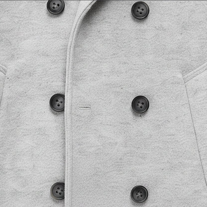 Classic Double Breasted Men's Hooded Trench Coat