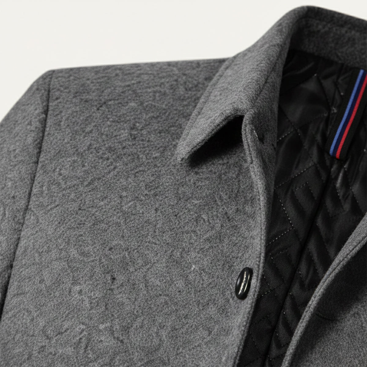Classic Men's Thick Wool Overcoat