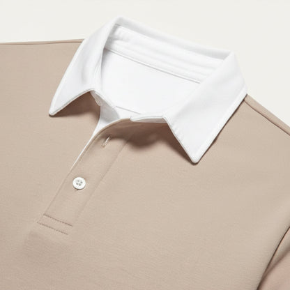 Traditional Fit Mens Long Sleeve Polo Shirt