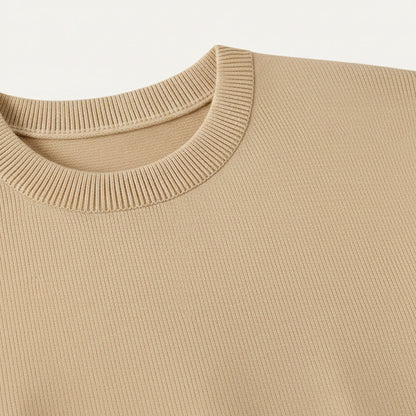 Luxury Men's Slim Fit Cashmere Short Sleeve Shirt