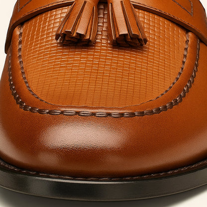 Classic Men's Leather Tassel Dress Shoes