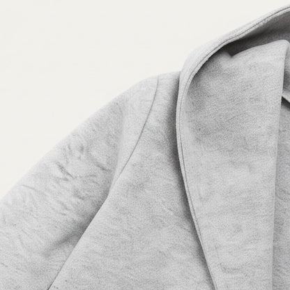 Classic Double Breasted Men's Hooded Trench Coat