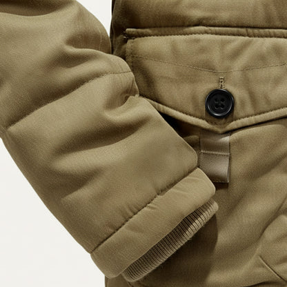 Thermal Men's Insulated Fleece Parka Coat