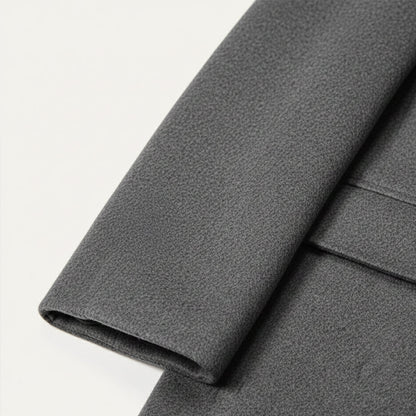 Classic Men's Thick Wool Overcoat