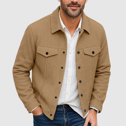 Image of Mathew | Men's Button-Down Shirt Jacket