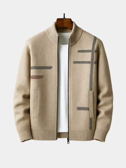 Men's Classic Crew Neck Zipper Jacket - Olytrend