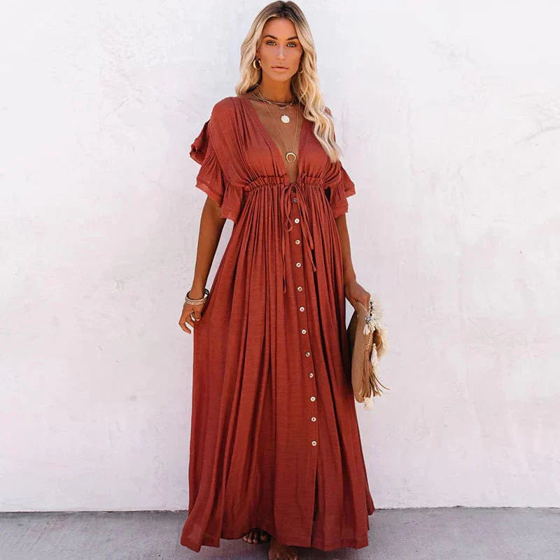 Long Summer Sundress - Sienna - Pexav