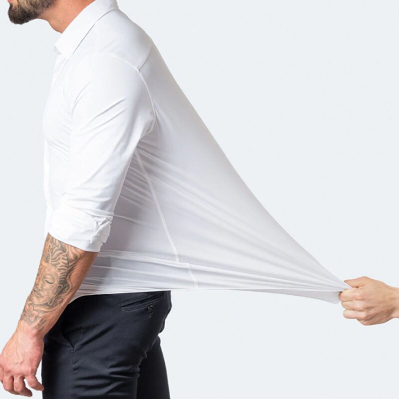 Stretchy Casual Mens Shirt