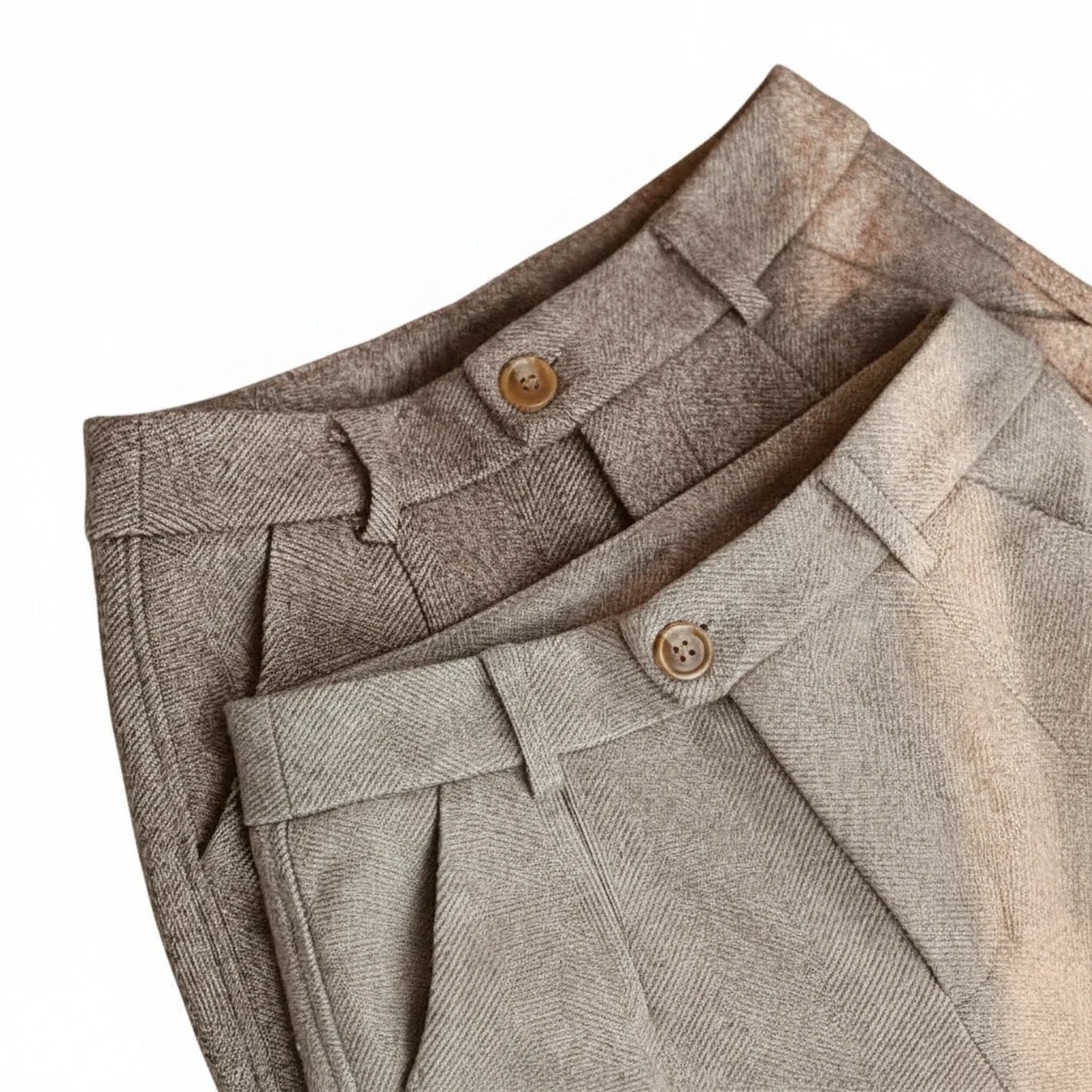 Classic Fit Flat Front Men's Pants
