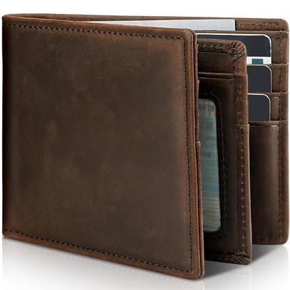 Classic Leather RFID Secure Men's Wallet - Pexav