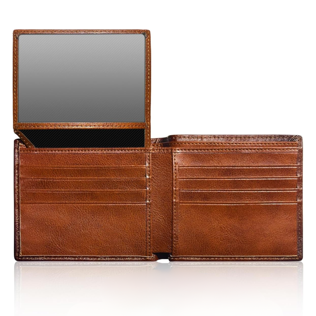 Premium Leather Men's Bifold Wallet - Pexav