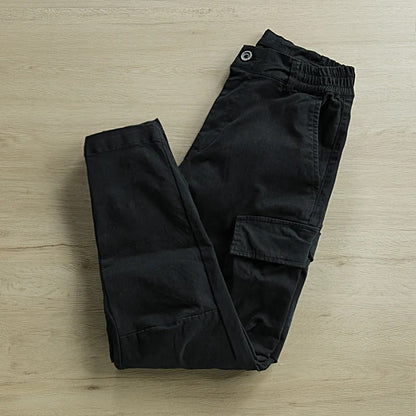 Men's Cargo Outdoor Trousers – Marco-Black-M-Nora Luxe