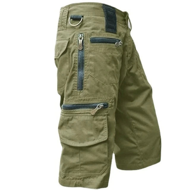 Men's Cargo Shorts - TrailTrek-Green-S-The Livary