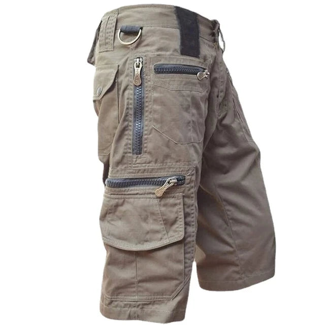 Men's Cargo Shorts - TrailTrek-Light brown-S-The Livary