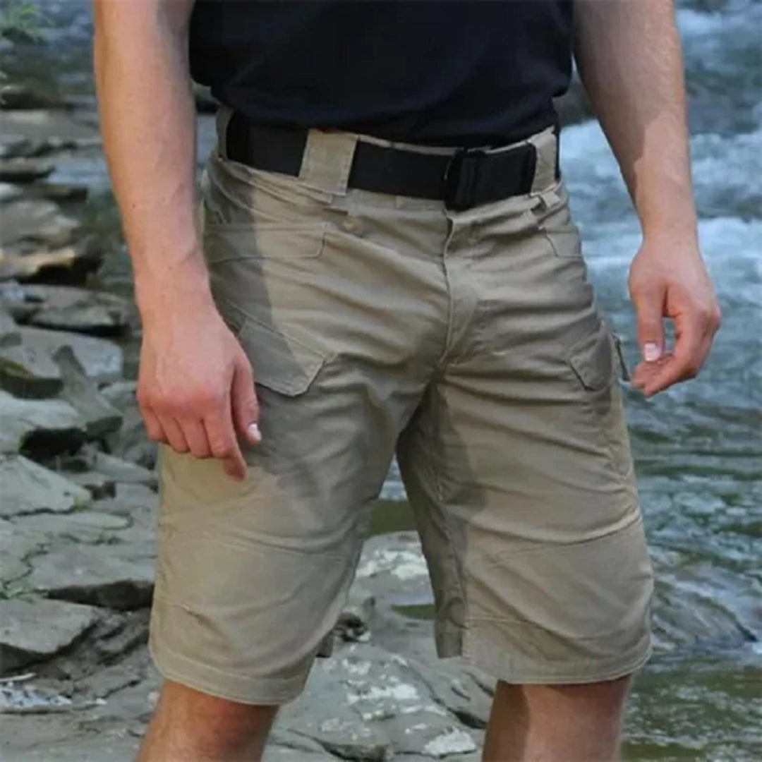 Men's 7 Pocket Cargo Shorts with Free Belt - Pexav
