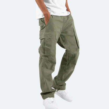 Practical Men's Work Pants with Extra Pockets