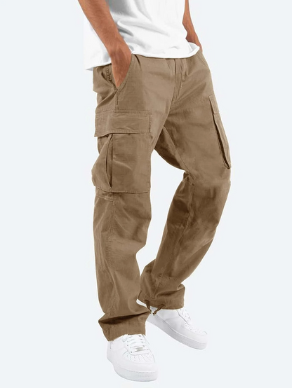 Practical Men's Work Pants with Extra Pockets