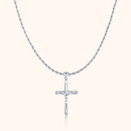 Men's Cross Pendant Necklace - Pexav