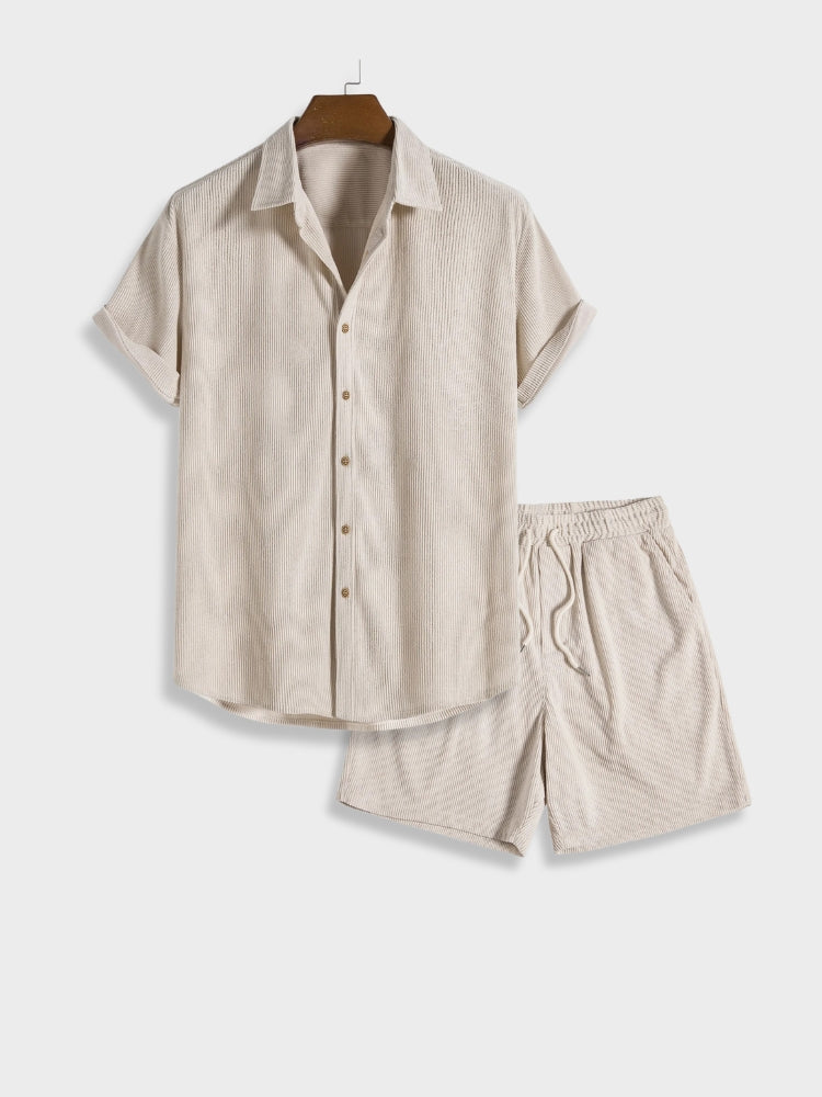 Casual Cotton Mens Summer Pants with Button Fly - Pexav