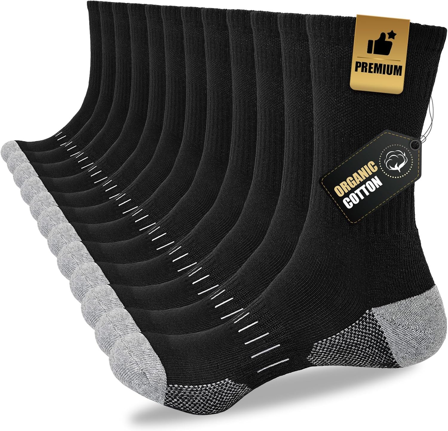 Classic Men's Ankle Socks (6 Pack) - Pexav