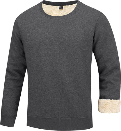 Men's Fleece Sweatshirt - Liam-Gray-S-Nora Luxe