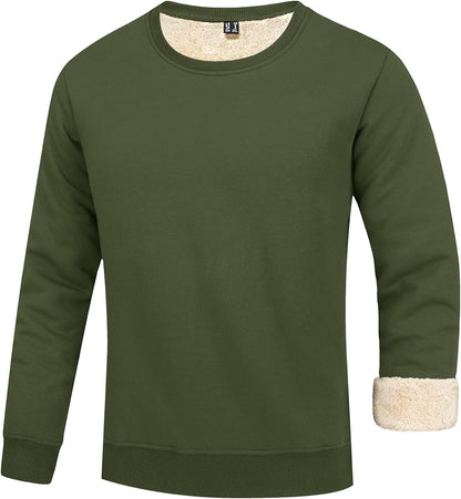 Men's Fleece Sweatshirt - Liam-Green-S-Nora Luxe
