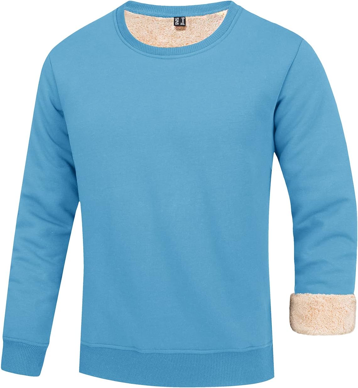 Warm Mens Fleece Pullover - Pexav