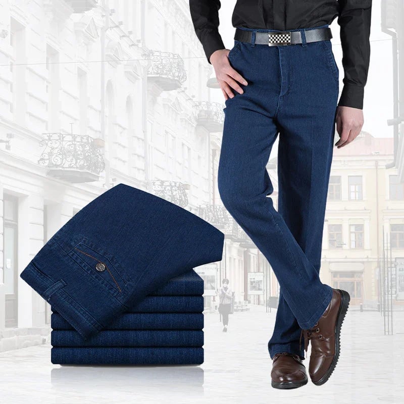 Regular Fit Classic Straight Jeans – Tobias - Pexav