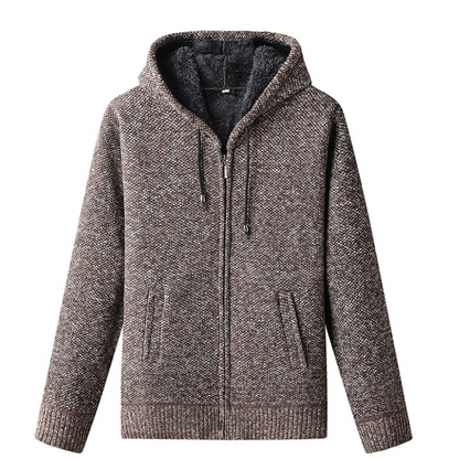Cozy Men's Hooded Sweatshirt with Drawstring - Nocini