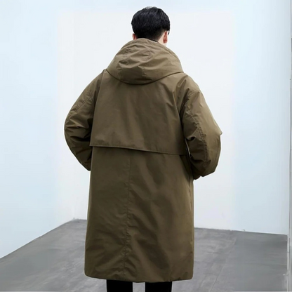 Warm Hooded Men's Parka Jacket