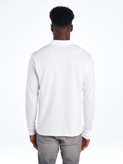 Men's Polo with Long Sleeves - Mark-Black-S-Nora Luxe