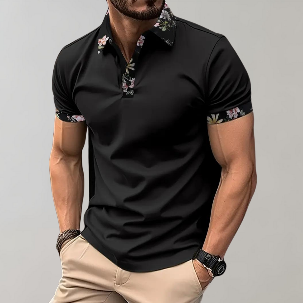 Classic Men's Polo Shirt with Slim Fit - Pexav