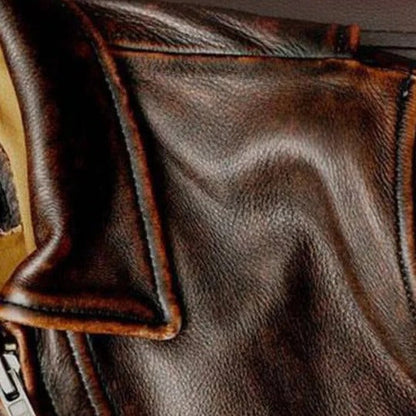 Classic Vintage Leather Jacket