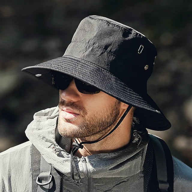 Men's Lightweight Fishing Cap with Sun Protection - Pexav