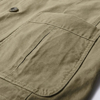 Men's Summer Jacket in Vintage and Military Styles – Viktor-Khaki-S-State of Style