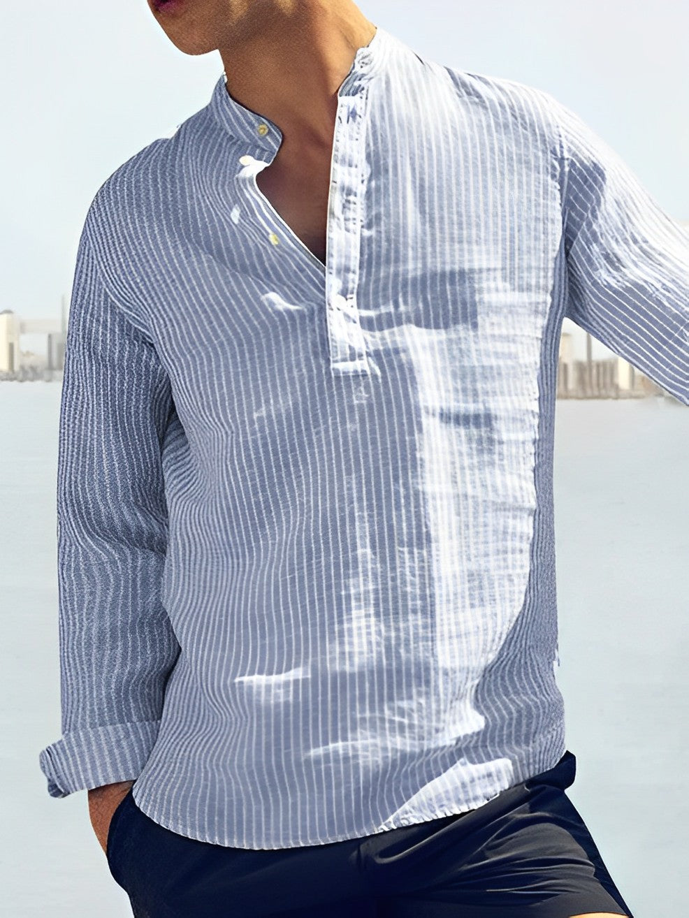 Slim Fit Men's Summer Casual Shirt - Pexav