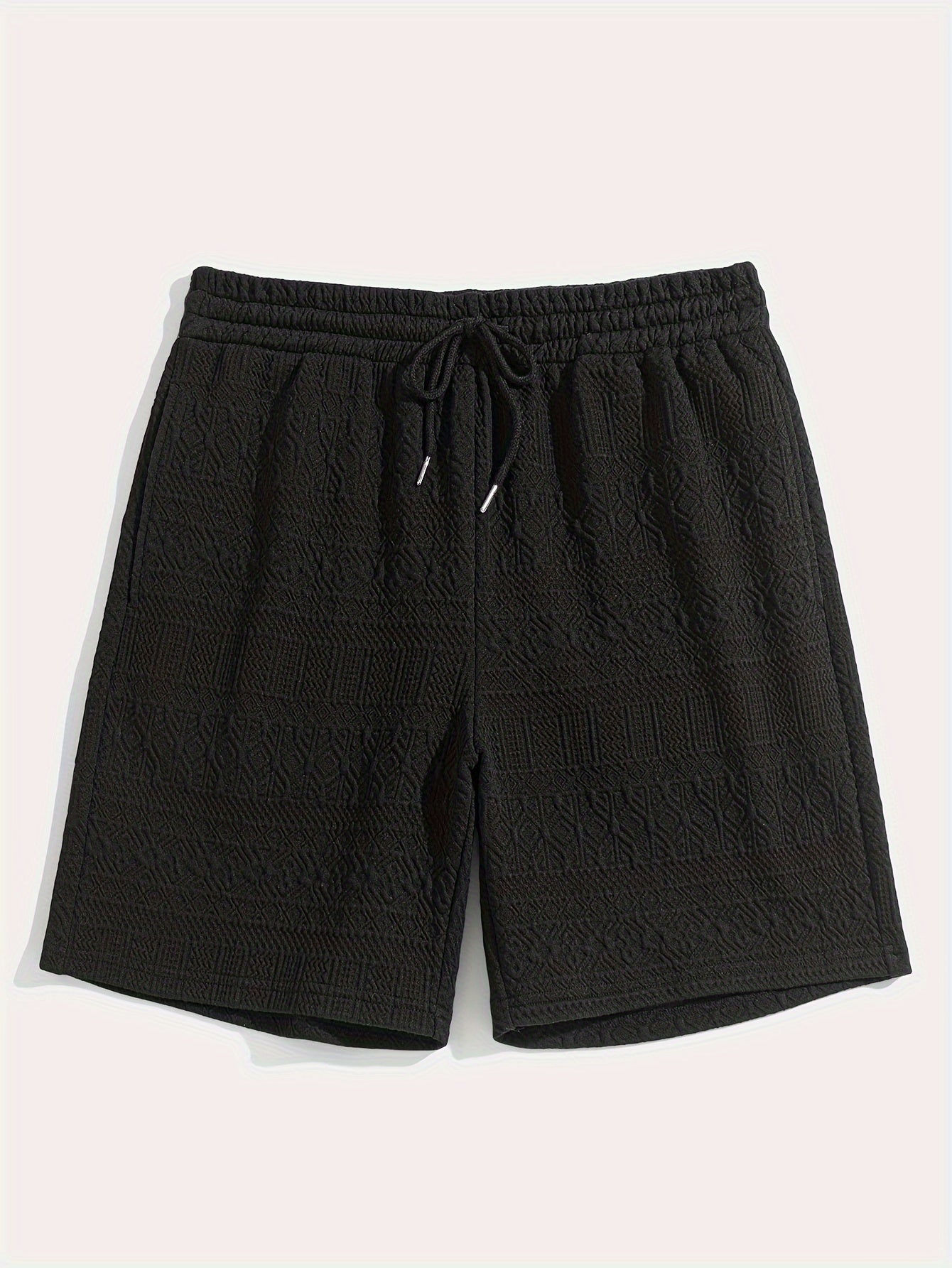 Men's Summer Shorts Basic Look with Drawstring Comfort - Finn (Buy 1 Get 1 FREE)-Black-S-Nora Luxe