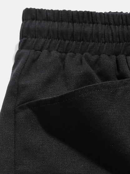 Men's Summer Shorts with Letter Print Street Style Look - Milan-S-Nora Luxe
