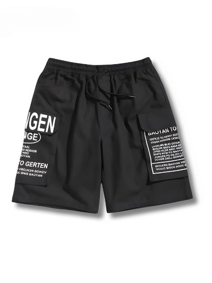 Casual Summer Shorts with Graphic Print Urban Style - Pexav