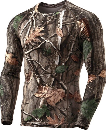 Men's Thermoshirt with Long Sleeves - Alex-Black-S-Nora Luxe
