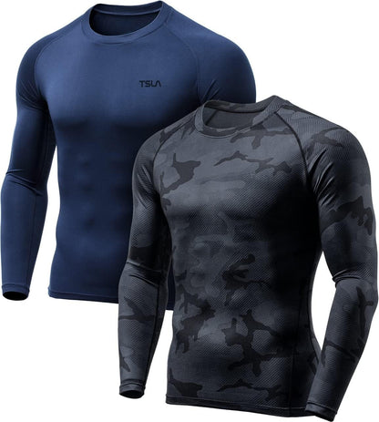 Men's Thermoshirt with Long Sleeves - Alex-Black-S-Nora Luxe