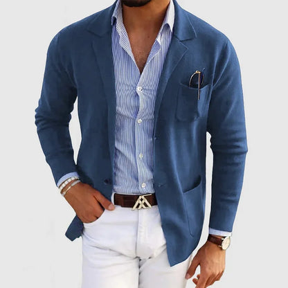 Men's Waistcoat with Style and Comfort - Milo-Blue-XS-Nora Luxe
