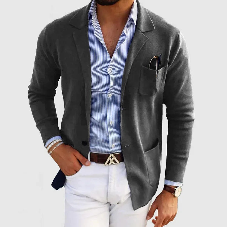 Men's Waistcoat with Style and Comfort - Milo-Dark grey-XS-Nora Luxe