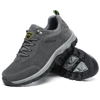 Men's Walking Shoes - StrideComfort-Gray-8-Nora Luxe