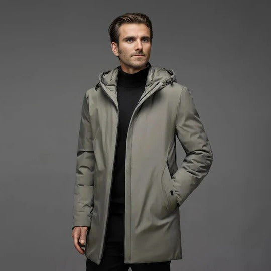 Warm Insulated Men's Parka Coat