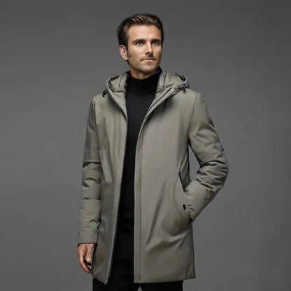 Warm Insulated Men's Parka Coat