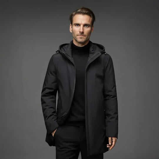 Warm Insulated Men's Parka Coat