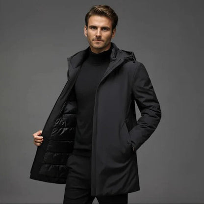 Warm Insulated Men's Parka Coat