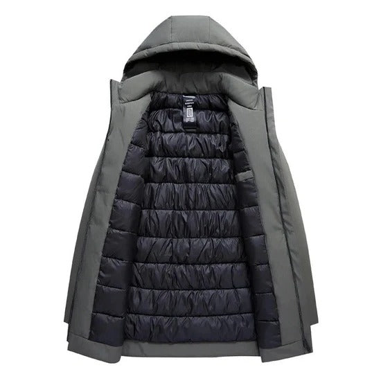 Warm Insulated Men's Parka Coat